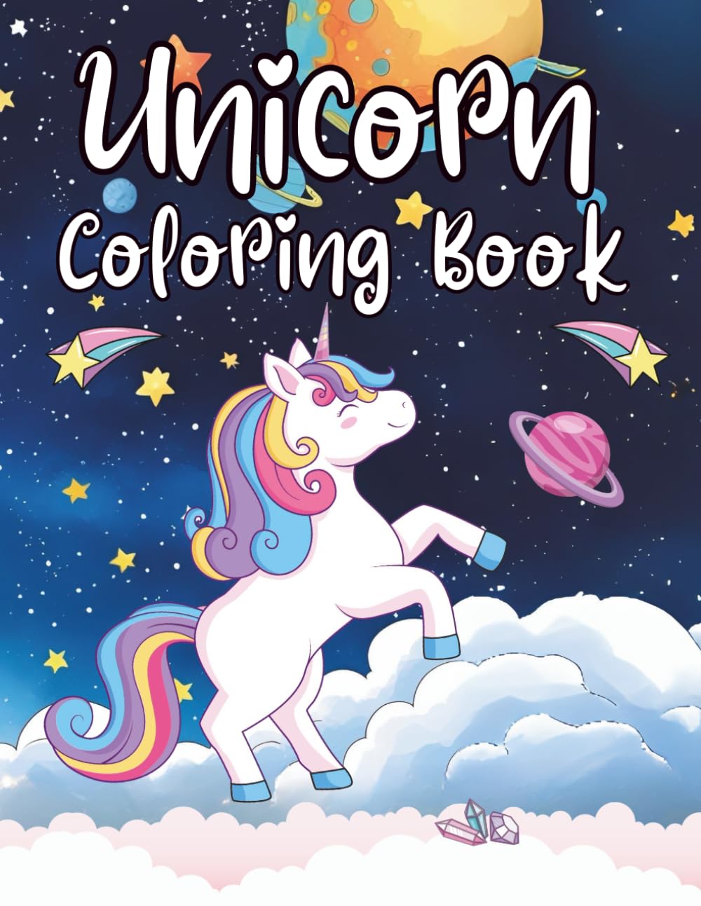 Unicorn Coloring Book WoodArtSupply