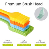 Silicone Basting Pastry Brush - Cooking Brush for Oil Sauce Butter Marinades, Food Brushes for BBQ Grill Kitchen Baking, Baster Brushes Baste Pastries Cakes Meat Desserts, Food Grade, Dishwasher Safe Consevisen