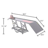 Black Widow Hydraulic Motorcycle Lift Table - 1,000 lb. Capacity Black Widow