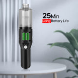 Auloea Portable Mini Car Vacuum Cleaner, High Power Cordless(400g) Handheld Rechargeable Vacuum Cleaner for Desk V06 Auloea