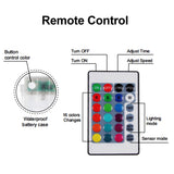 Trampoline Lights, LED Lights for 16Ft 14Ft 12Ft 10Ft, Jump Control 16 Color Change, Waterproof Battery Case Powered (for 16ft Trampoline) Blinngo - Sport