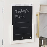 Large Wooden Corner Play Kitchen Sets with Ice Maker,Water Dispenser,Bread Maker,Washing Machine,Electronic Display,Toy Sink with Running Water,Stove with Light&Sounds, Birthday Gift for 3+Boys Girls Buoyantkids