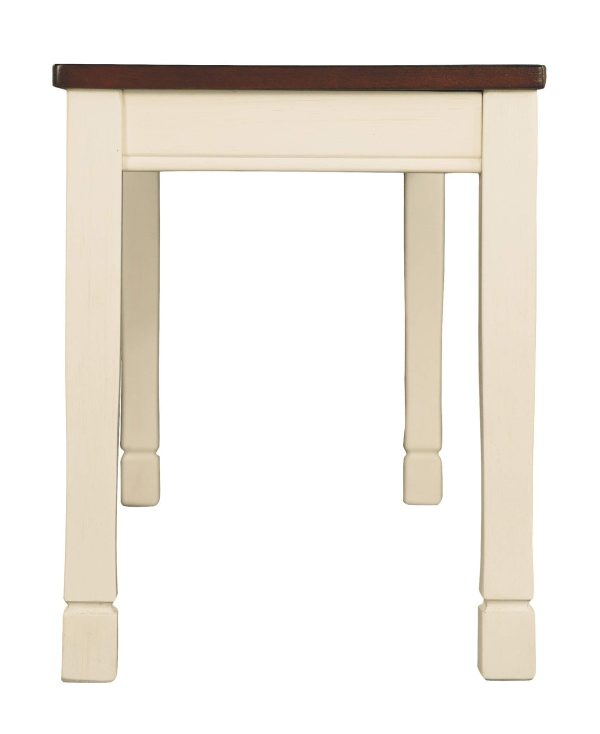 Signature Design by Ashley Whitesburg Cottage Rectangular Dining Bench, Brown & Antique White Signature Design by Ashley