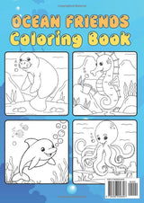 Ocean Friends Coloring Book – Dive into a World of Fun! WoodArtSupply