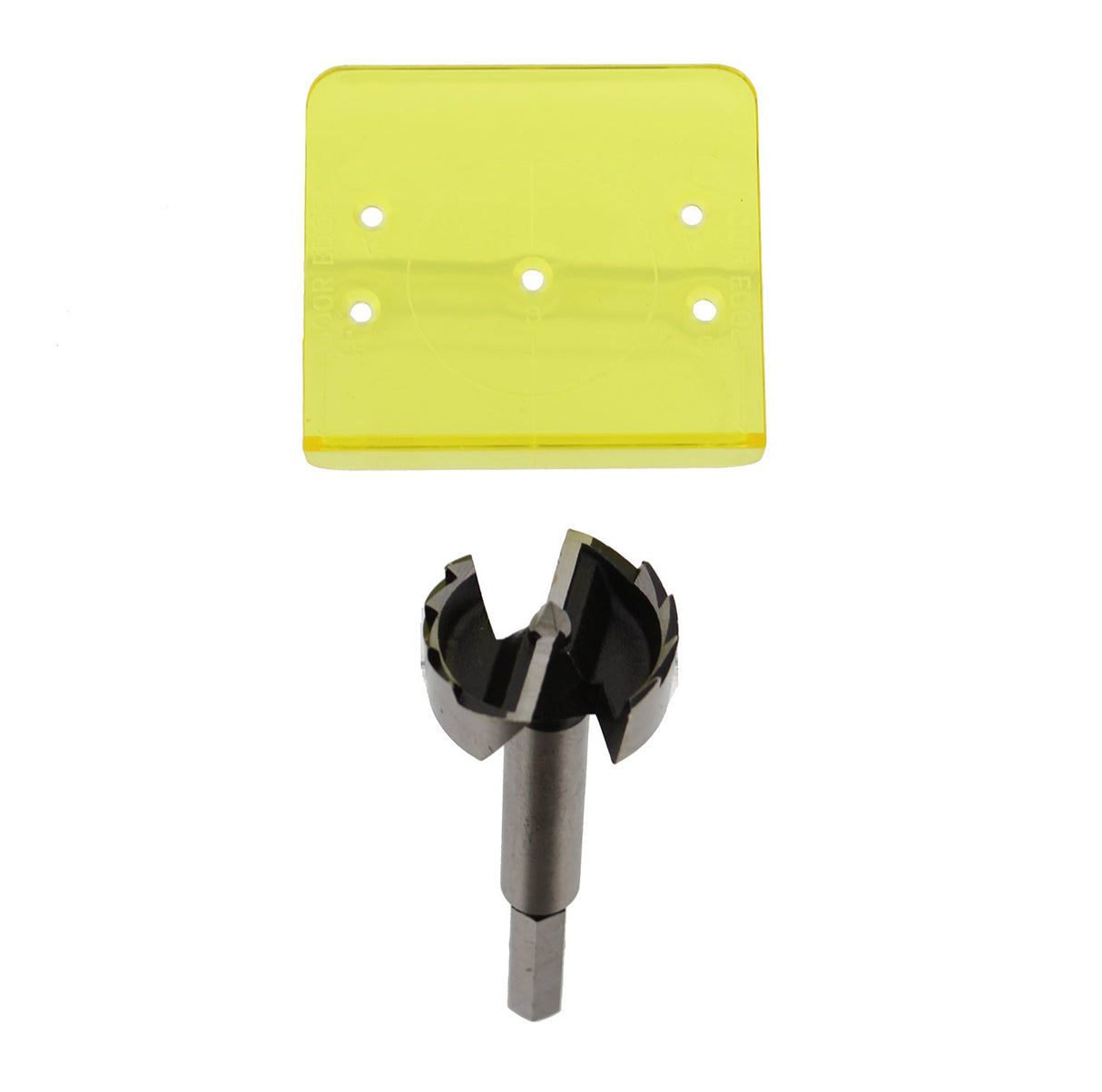 DCT Concealed Cabinet Door Hinge 35mm Template Jig Kit – European Hidden Hinge Boring Hole Cutter & Bit for Installation Deadwood Crafted Tools