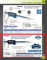 Dasqua 2025-1005 0-150mm/0-6" Bluetooth Absolute Digital Caliper Dasqua