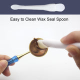 Andotopee Wax Seal Kit With 24 Colors Envelope Stamp Seals Beads 600pcs, Tree of Life Sealing Stamp, Electric Wax Seal Warmer Set, Silicone Mold, Metallic Pen, 120 Removable Sticky Dots, Spoon Cleaner Andotopee