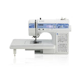 Brother CS7205 Computerized Machine, 150 Built Stitches, 1 Font, Wide Table, 11 Sewing Feet, White Brother
