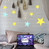 8 PCS Large Star Stencil - Different Sizes Template for Painting ZTEOFO