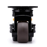 Skelang Leveling Machine Caster Model-80, Large Top Plate Leveling Wheel with Retractable NBR Pad for Heavy Workbench, Electric Equipment, Vending Machine, Total Loading Capacity 3300 Lbs, Pack of 4 Skelang