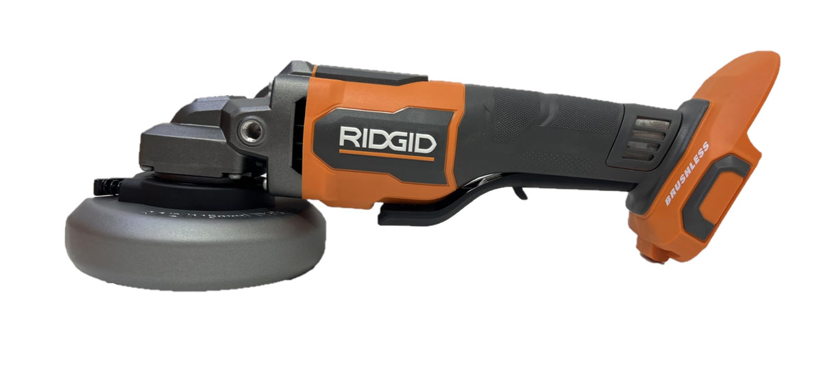 Ridgid 18V Brushless Cordless 4-1/2 in. Angle Grinder Kit with 4.0 Ah Battery and Charger RIDGID