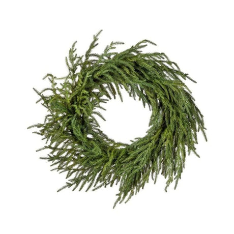 Afloral Real Touch Norfolk Pine Wreath - 24" Afloral
