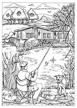 Creative Haven Summer Scenes Coloring Book (Adult Coloring Books: Seasons) Dover Publications