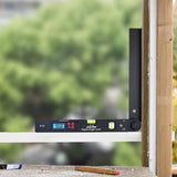 RISEPRO Aluminum Digital Angle Finder Protractor 0-225° 16 Inch Backlit LCD Digital with Horizontal and Vertical Bubble RISEPRO