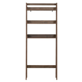 UTEX 3-Tier Over Toilet Storage Shelf - Stylish Wood Grain Bathroom Organizer UTEX