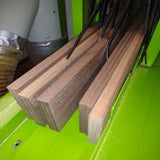The Hardwood Edge Mahogany Hardwood Planks - 4-Pack Mahogany Wood for Unfinished Wood Crafts - 1/8’’ (3mm) 100% Pure Hardwood - Laser Engraving THE HARDWOOD EDGE