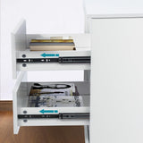 YORKING 6 Drawer Dresser for Bedroom,White Dresser,Wood Dresser,Dresser Set for Bedroom,Dressers and chests of Drawers Large Storage Cabinet,15.7" D x 47.2" W x 32.5" YORKING