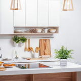 Winlyn 2 Pack Small Potted Eucalyptus Plant Artificial Plants Green Boxwood Rosemary Greenery in Modern Concrete Plant Pots Winlyn