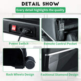 FDW Massage Chair Zero Gravity Full Body Electric Shiatsu UL Approved Massage Chair Recliner with Foot Rollers Built-in Heat Therapy Air Massage System Stretch Vibrating Home Office PS4 FDW