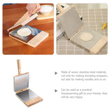 Yardwe Wooden Tortilla Press Mexican Tortillera Presser Dumpling Skin Maker Dough Presser Tool Yardwe