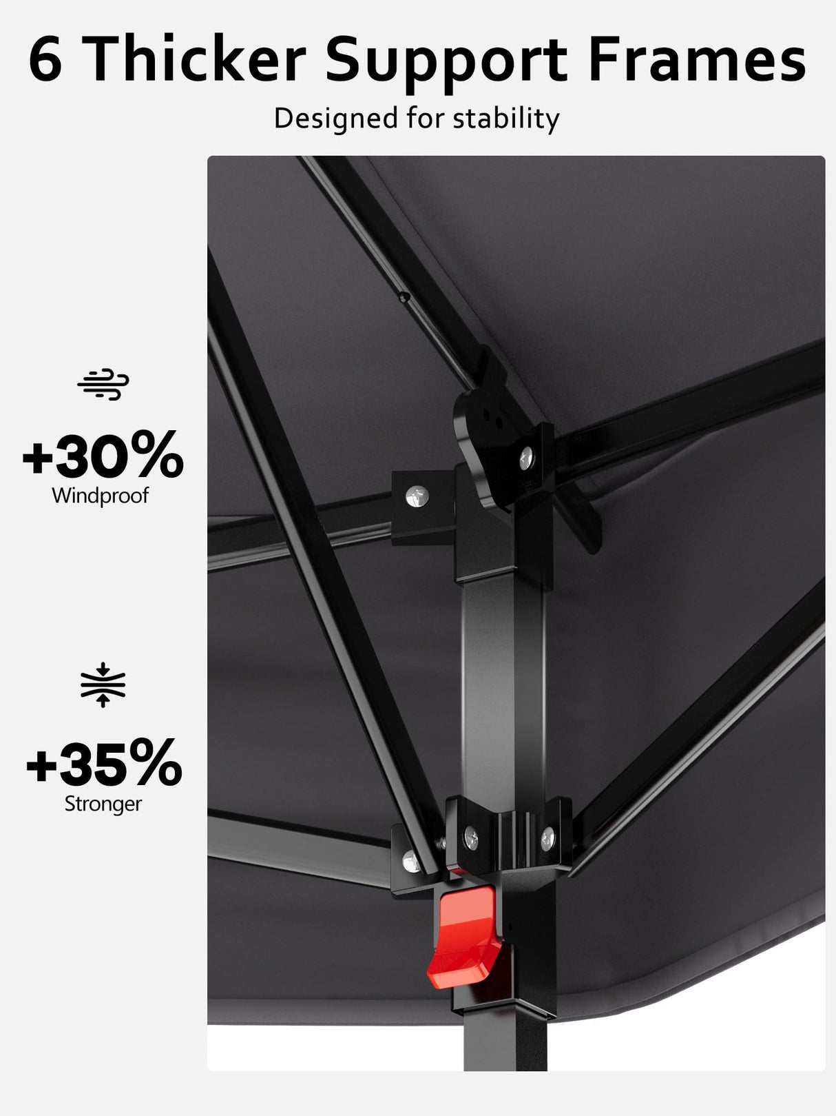 Pop Up Gazebo 13x13Ft, Outside Canopy Tent with 6 Pcs Mosquito Netting, One Push Setup for Backyard Patio Garden Activities - Khaki & Beige Garveelife