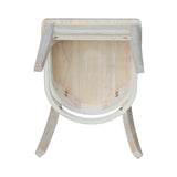International Concepts Emily Side Chair, Unfinished IC International Concepts