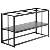 Urban Deco 55-75 Gallon Fish Tank Stand 900LBS Capacity For Aquarium Stand Metal Fish Tank Stand 48.4"x19.7"x31.5" Dual-Layer Design Terrarium Stand Ideal for Home and Office Urban Deco