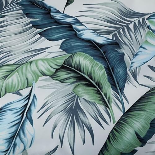 OAITE Duvet Cover Twin Size,Reversible Summer Leaf Green Duvet Cover Set with Zipper Closure, 3 Pieces Modern Patterns Soft Microfiber Bedding Set with 8 Ties(68’’*90’’,2 Pillow Cases) OAITE