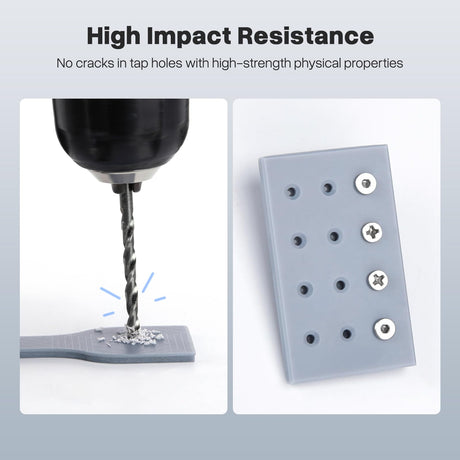 ELEGOO Tough Resin, 3D Printer Resin with High Impact Resistance and High Toughness, High Precision 3D Printing Resin for High Performance Printing, 3D Resin for DLP LCD 3D Printers, Grey 2000g ELEGOO