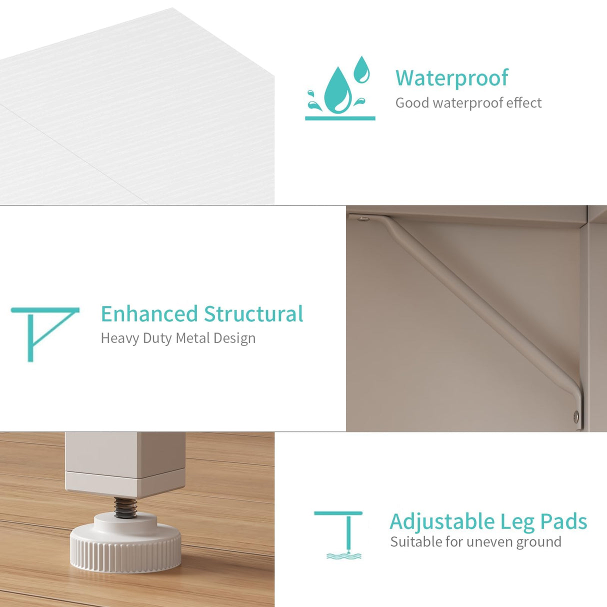 Lufeiya Small White Desk for Small Spaces, 32 Inch Kids Girls Study Writing Desks for Bedroom, Simple Modern Laptop PC Little Side Table with Storage Bag Headphone Hook, White Lufeiya