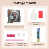 FHBUBPUP 5D Wolf Diamond Painting Kits for Adults, Indian Diamond Art Kits for Beginners - DIY Full Drill Round Animal Diamond Dot Gem Art, Craft Gift Suitable for Home Wall Decoration 12×12Inch FHBUBPUP