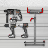 XtremepowerUS Folding Roller Stand Height Adjustable, Heavy Duty 250 LBS Load Capacity, Outfeed Woodworking 11" Ball Bearing Steel Roller Stand XtremepowerUS