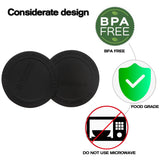 20 Pack Rubber Bottoms for Sublimation Tumblers, Protective Non Slip Silicone Bottoms Tumbler Bumpers, Silicone Coasters Tumbler Rubber Bottom for Skinny Tumblers Water Bottles 12oz/15oz/20oz/30oz Sliverdew