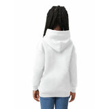 Gildan Youth Hoodie Sweatshirt, Style G18500B, White, Small Gildan