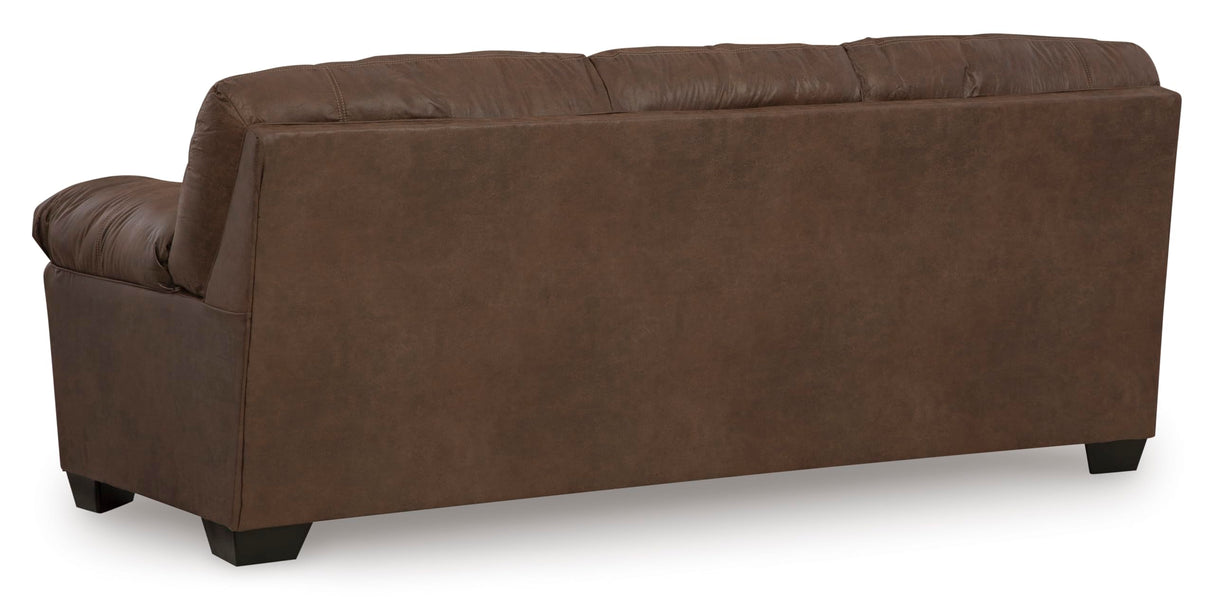 Signature Design by Ashley Bladen Faux Leather Sofa, Brown Signature Design by Ashley