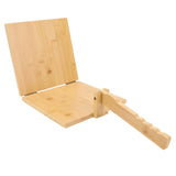 Asixxsix Wooden Tortilla Press Maker, 10 Inch Dough Press Machine with Rolling Pin and 50Pcs Parchment Paper, Manual Corn Tortilla Maker for Homemade Mexican Tortillera, Taco, Roti Asixxsix