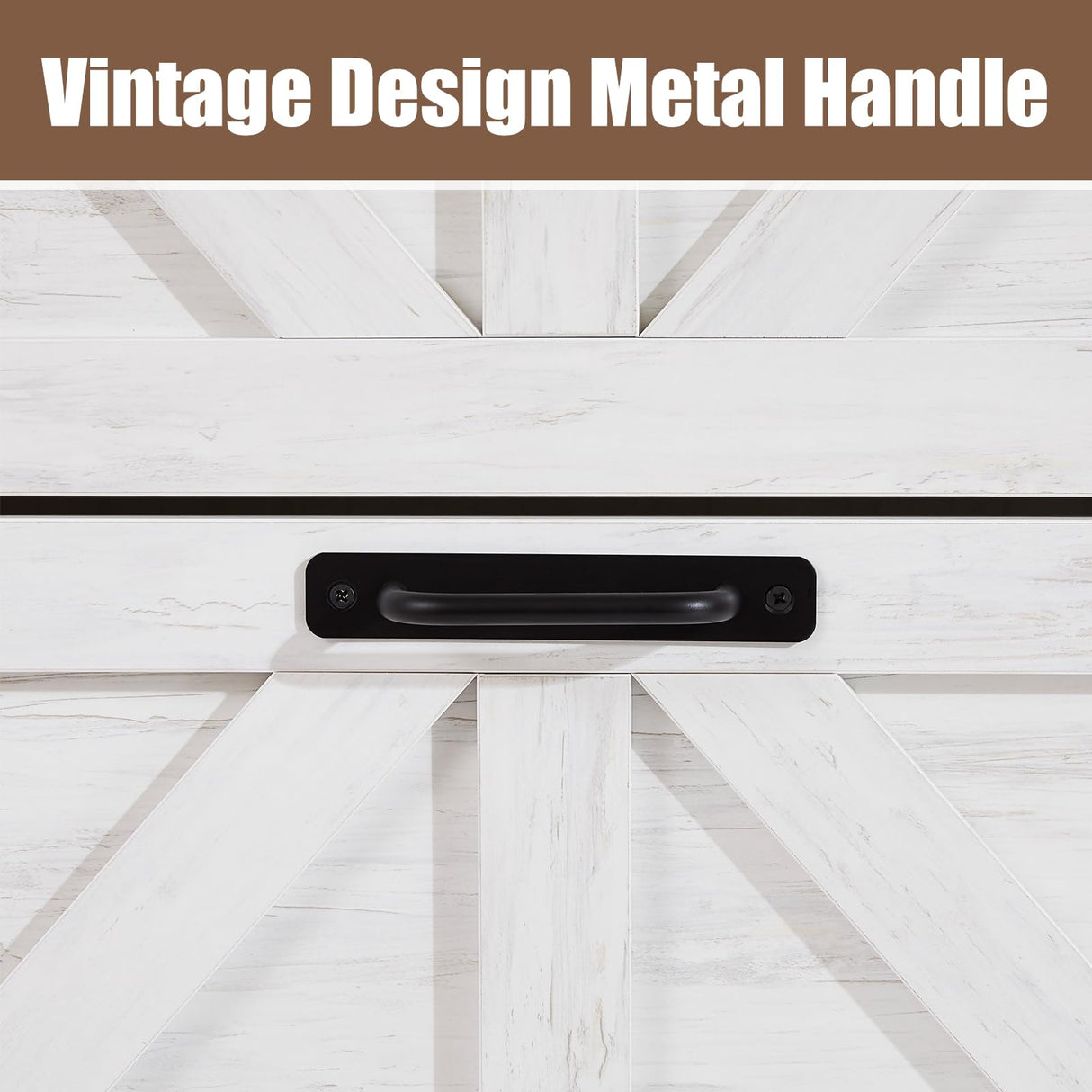 EXRIARO Shoe Cabinet Storage for Entryway, Shoe Storage Cabinet with 2 Flip Drawers, Farmhouse Shoe Storage Organizer Cabinet for Heels,Slippers,Sneakers (White) EXRIARO