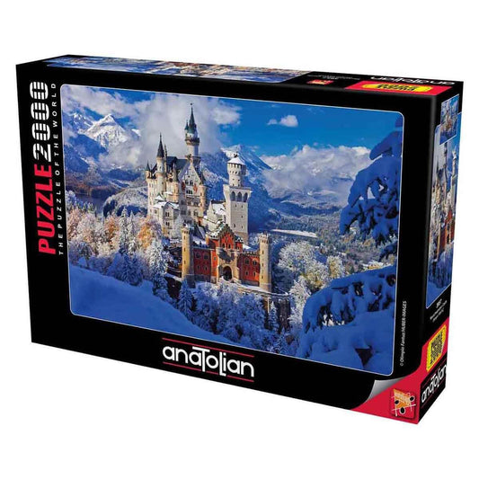 Anatolian Puzzle - Neuschwanstein Castle, 2000 Piece Jigsaw Puzzle, 3957, Multicolor, Standard