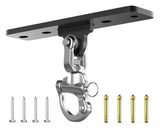 Eapele Punching Bag Hanger, Heavy Bag Ceiling Mount Holder for Hanging, 360° Swivel Boxing Bag Hanger for MMA Training, Muay Thai Bags, Heavy Duty Hook for Aerial Yoga, Porch Swings, Hammock Chairs Eapele