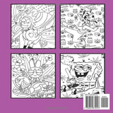 Stoner Coloring Book: Psychedelic Coloring Pages With Many Characters For Adults For Relaxation (Norwegian Bokmal Edition) WoodArtSupply