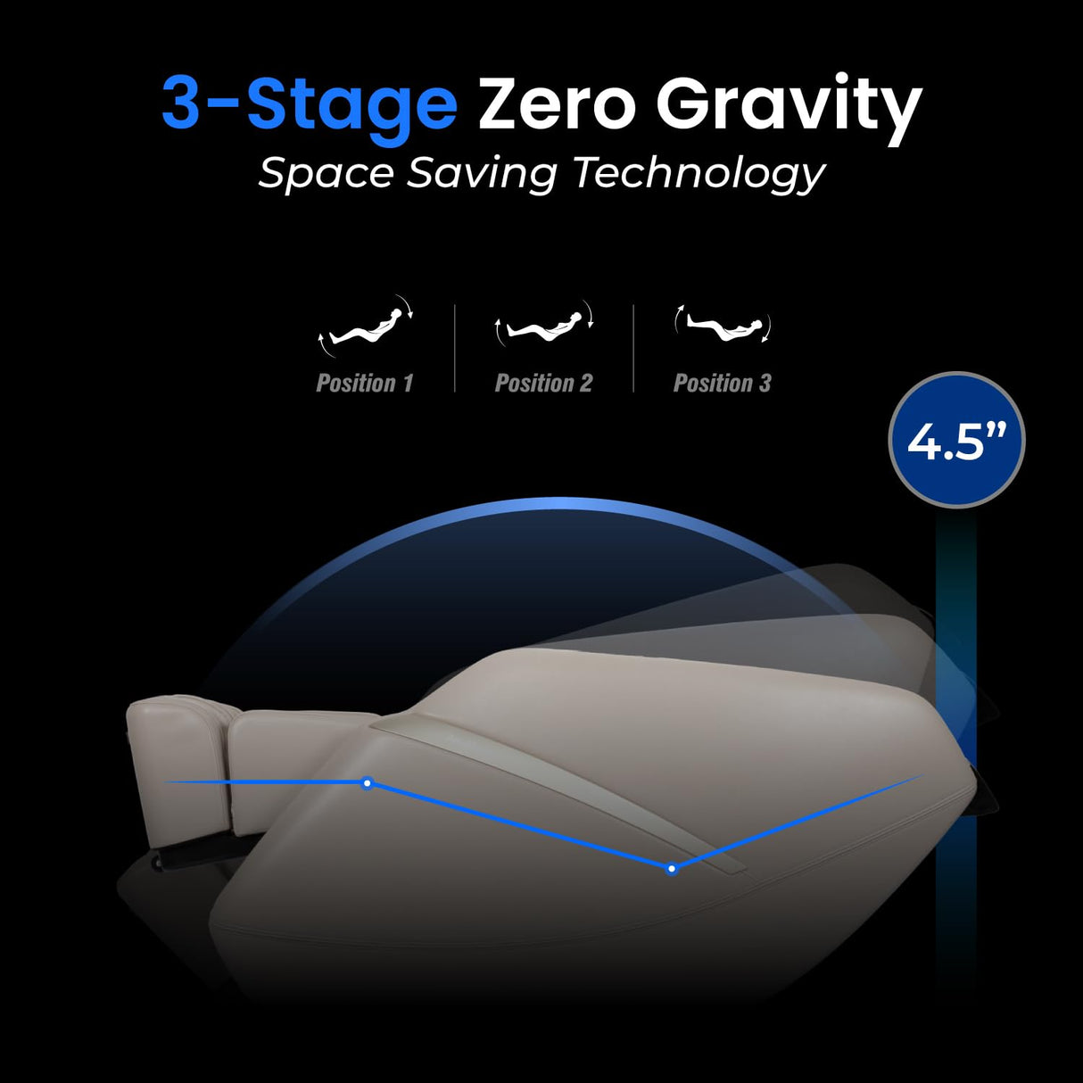 AmaMedic 3D Astoria | Full Body Massage Chair l Intelligent Voice Control | Touchscreen Controller | Heating Therapy l Zero Gravity Reclining l Bluetooth Speakers (Taupe) AmaMedic