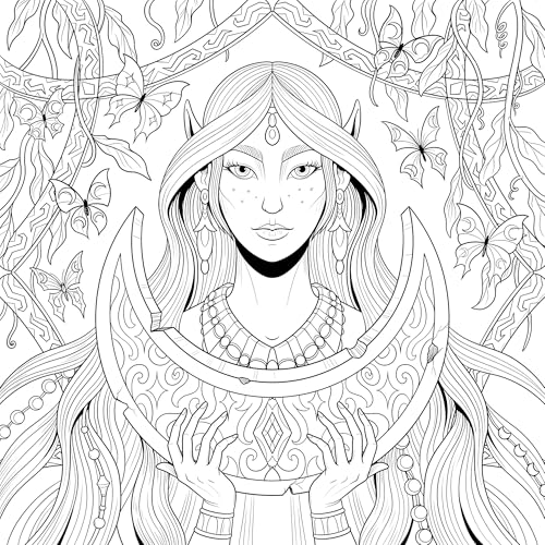 Mythographic Color and Discover: Enchanted Relics: An Artist’s Coloring Book of Lost Antiquities WoodArtSupply