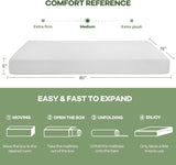NChanmar 6 Inch King Gel Memory Foam Mattress Pressure Relieving, Cooling Gel Foam, CertiPUR-US Certified, Bed-in-a-Box, Pressure Relieving, White NChanmar