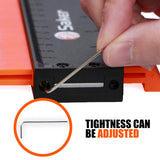 Saker Contour Duplication Gauge-Adjustable Lock-Gift for Men Boyfriend Husband Dad-Precisely Copy Irregular Shape-Irregular Woodworking Tracing-Must Saker