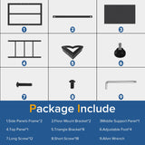 TOCRETOARE Fish Tank Stand 20-29 Gallon, Metal Aquarium Stand, 31.5" L x 16.7" W*29.1”H“ Double-Layer Storage Design, Suitable for Home and Office Use, 660LBS Capacity, Black (Tank not Included) TOCRETOARE