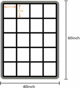 LYFLES 2 Pack Sublimation Blanks Throw Blanket with 20 Photos Panel 40"X60",100% Polyester LYFLES