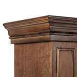 e-Flame USA Breckenridge Electric Fireplace Stove Mantel Surround - 41-inch - Walnut Espresso Finish e-Flame USA