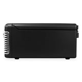 Victrola 50's Retro Bluetooth Record Player & Multimedia Center with Built-in Speakers - 3-Speed Turntable, CD Player, AM/FM Radio | Wireless Music Streaming | Black Victrola