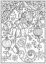 Creative Haven Enchanted Christmas Coloring Book (Adult Coloring Books: Christmas) Dover Publications