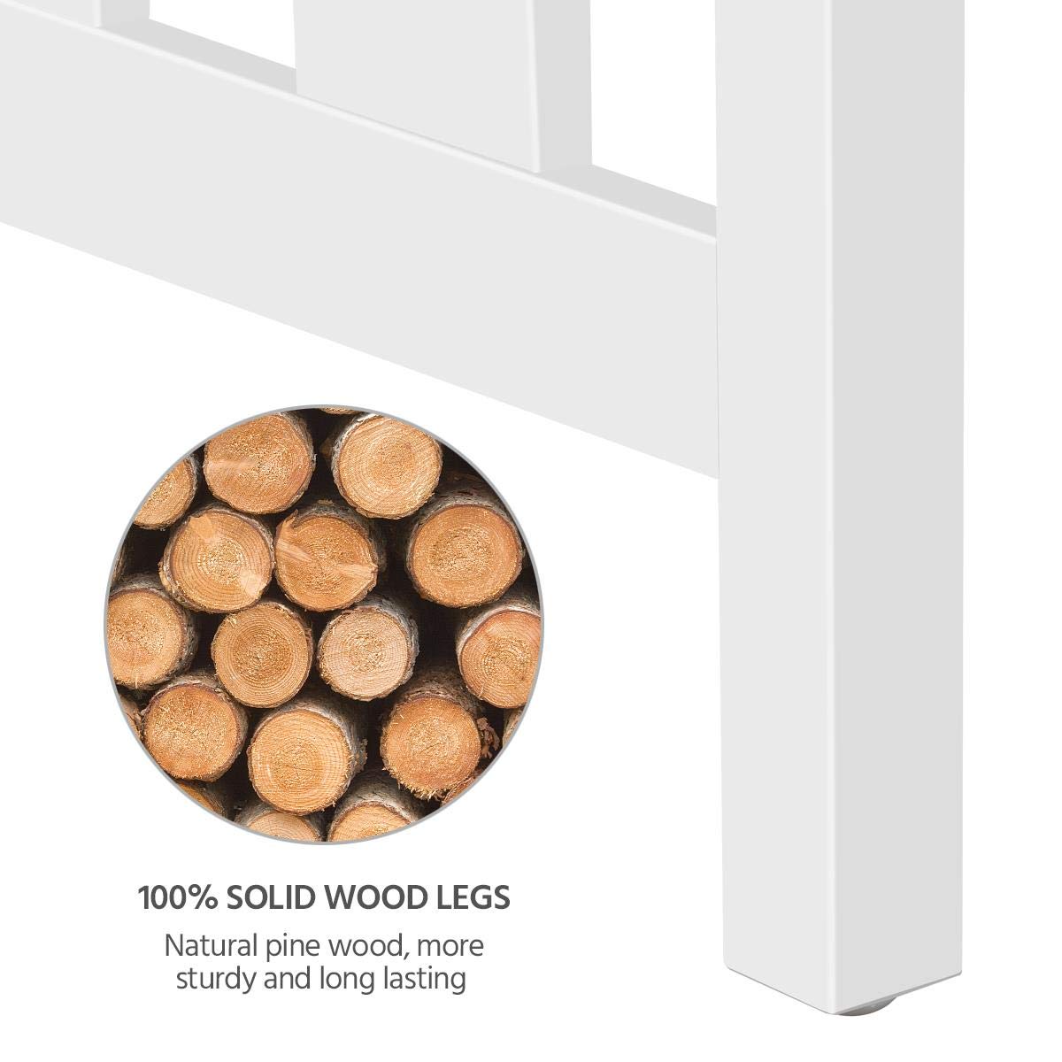 Yaheetech 47 in Large Writing Computer Desk with Drawers Home Office Desk, Wood Frame Secretary Desk for Home Office with Large Desktop, Modern Workstation with Removable Floating Organizer, White Yaheetech